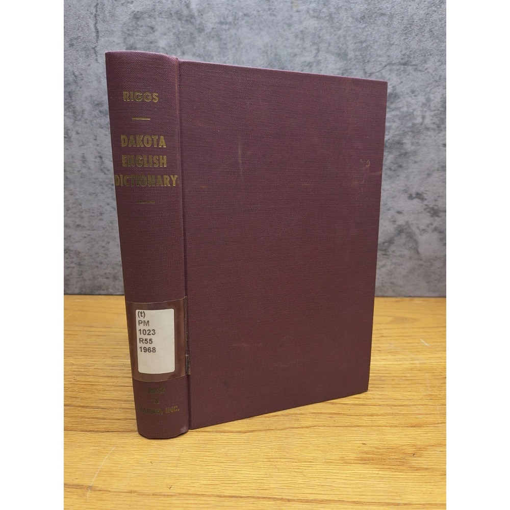 A Dakota-English Dictionary 1968